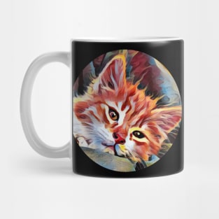 Affectionate floppy cat Mug